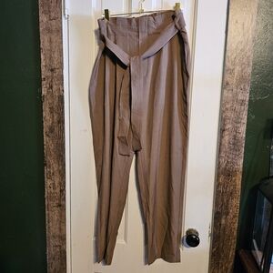 *Like New* Athleta Skyline Plaid Pant II Paperbag Waist Trousers